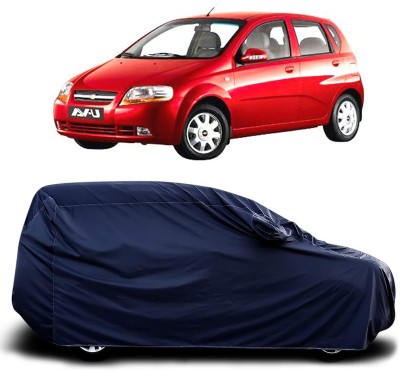 SanginiSang Car Cover For Chevrolet Aveo U-VA (With Mirror Pockets)(Multicolor)