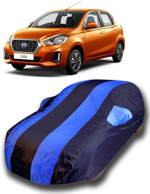 SanginiSang Car Cover For Datsun Go (With Mirror Pockets)(Multicolor)