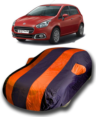 siddharth fashion Car Cover For Fiat Punto Evo (With Mirror Pockets)(Multicolor)