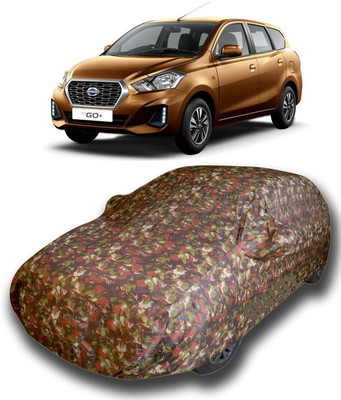 SanginiSang Car Cover For Datsun Go+ (With Mirror Pockets)(Multicolor)