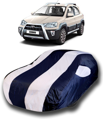 SanginiSang Car Cover For Toyota Etios Cross (With Mirror Pockets)(Multicolor)
