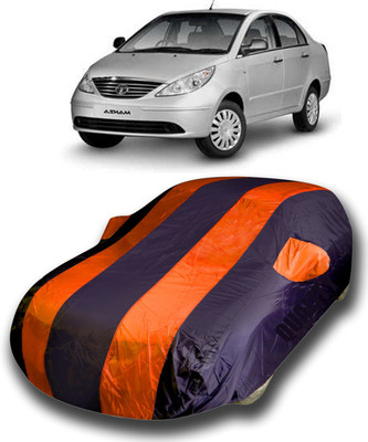 SanginiSang Car Cover For Tata Manza (With Mirror Pockets)(Multicolor)