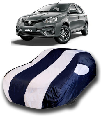 SanginiSang Car Cover For Toyota Etios Liva (With Mirror Pockets)(Multicolor)