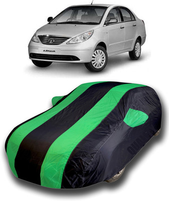 SanginiSang Car Cover For Tata Manza (With Mirror Pockets)(Multicolor)