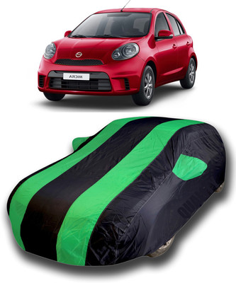 KASHYAP ENTERPRISE Car Cover For Nissan Micra Active (With Mirror Pockets)(Multicolor)