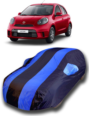 KASHYAP ENTERPRISE Car Cover For Nissan Micra Active (With Mirror Pockets)(Multicolor)