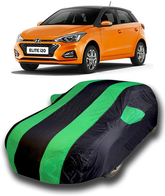 KUSHWAHA Car Cover For Hyundai Elite i20 (With Mirror Pockets)(Multicolor)