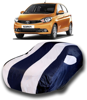 SanginiSang Car Cover For Tata Tiago (With Mirror Pockets)(Multicolor)