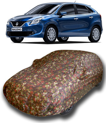 Gavya Car Cover For Maruti Suzuki Baleno (With Mirror Pockets)(Multicolor)