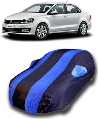KUSHWAHA Car Cover For Volkswagen Vento (With Mirror Pockets)(Multicolor)