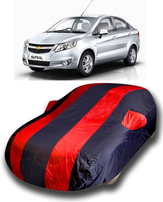 siddharth fashion Car Cover For Chevrolet Sail Hatchback (With Mirror Pockets)(Multicolor)
