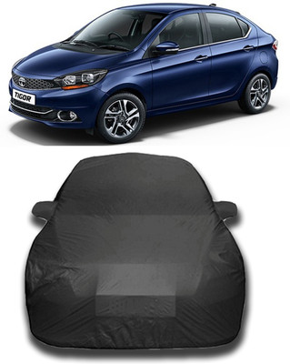 SanginiSang Car Cover For Tata Tigor (With Mirror Pockets)(Black)