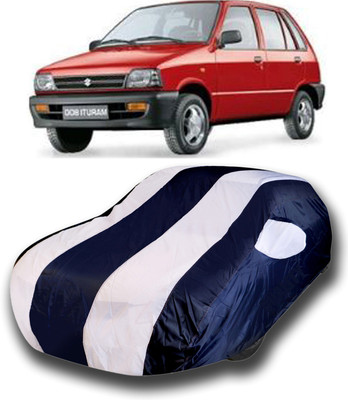 KASHYAP FASHION WORLD Car Cover For Maruti Suzuki 800 (With Mirror Pockets)(Multicolor)