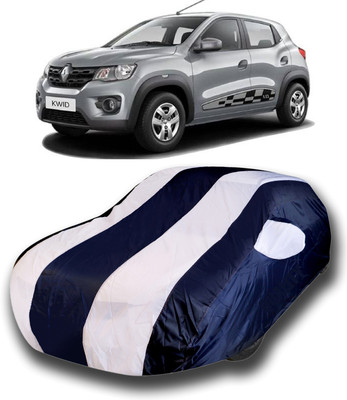 KUSHWAHA Car Cover For Renault Kwid (With Mirror Pockets)(White)