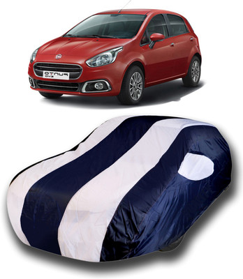 siddharth fashion Car Cover For Fiat Punto Evo (With Mirror Pockets)(Multicolor)