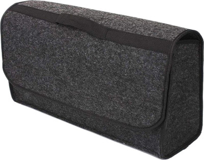OON Car/Trunk/Bus/Vehicle Organizers Boot Space Utility Boot Storage Organizer Tool Bag Dark Grey Felt Trunk Organizer(Grey)