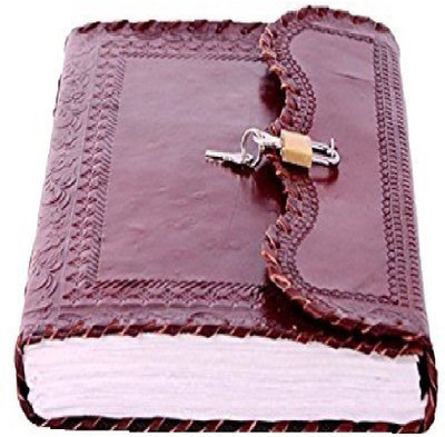 RSN Handmade A5 Diary Unruled 100 Pages(Brown)