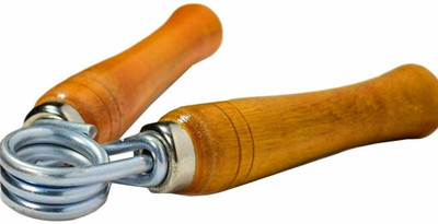 Gmefvr Hand Strengtheners | Hand Grip | Wooden Handle Stainless Steel Spring Hand Grip/Fitness Grip