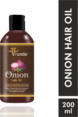 vrunda home care solutions Onion Hair Oil 200ml Hair Oil(200 ml)