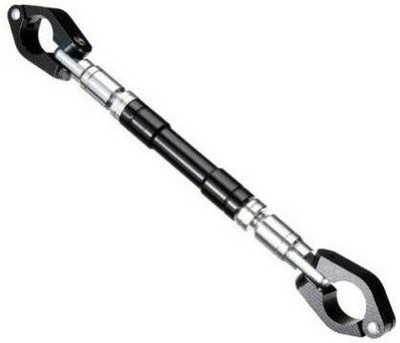 Qiisx Universal Adjustable Motorcycle Handlebar Cross Bar For Universal Bike (BLACK) Clip-on Handle Bar(Black)