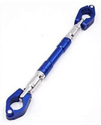 Qiisx Generic Universal Adjustable Motorcycle Handlebar Cross Bar For Universal Bike Clip-on Handle Bar(Blue)