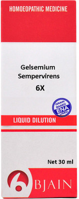 Bjain Gelsemium Sempervirens 6X Dilution(30 ml)