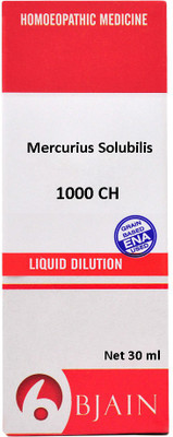 Bjain Mercurius Solubilis 1000 CH Dilution(30 ml)