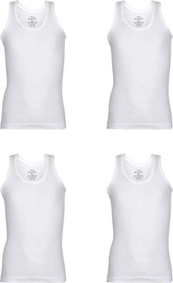 JOCKEY Vest For Boys Pure Cotton(White, Pack of 4)