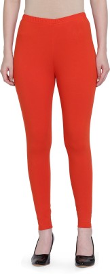 SPIFFY Ethnic Wear Legging(Orange, Solid)