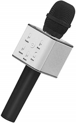 VRJTEC Q7 Advance Handheld Wireless Singing Mike Multi-function Bluetooth Karaoke Mic Microphone