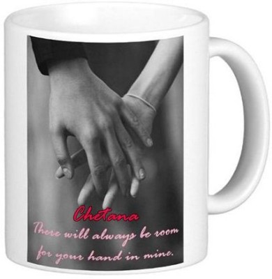 GNS I Love You Chetana Romantic Wish 95 Ceramic Coffee Mug(330 ml)