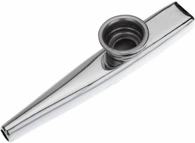 WildCard India India Kazoo Aluminum Alloy Metal with 5pcs Flute Diaphragm Gift for Kids Music Lovers  (Silver)