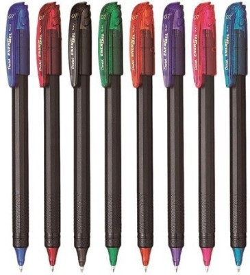 PENTEL Energel by THE MARK Roller Ball Pen(Pack of 8, Assorted)