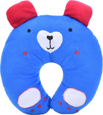 ADRIEL BRINGING JOY Cotton Solid Baby Pillow Pack of 1(blue1)