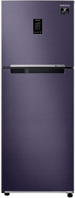 SAMSUNG 288 L Frost Free Double Door 2 Star Convertible Refrigerator  (Pebble Blue, RT34A4632UT/HL)