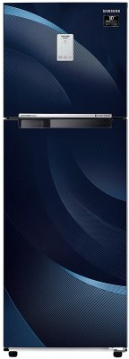 SAMSUNG 243 L Frost Free Double Door 3 Star Convertible Refrigerator(Rythmic Twirl...