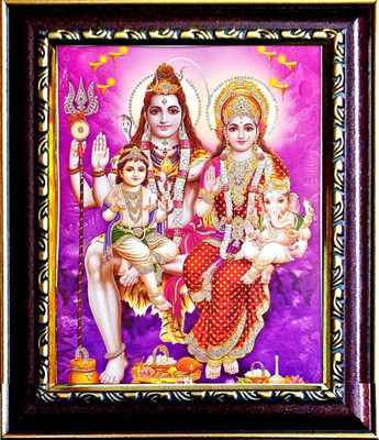 SUNINOW Shiv pariwar Religious Frame