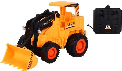 Velocious Toy Remote Control Battery Operated Plastic Truck Toy for Kids(Yellow)
