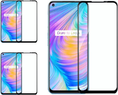 ISAAK Edge To Edge Tempered Glass for Realme X7 Pro(Pack of 3)