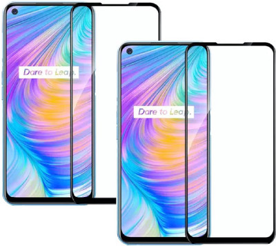 ISAAK Edge To Edge Tempered Glass for Realme X7 Pro(Pack of 2)