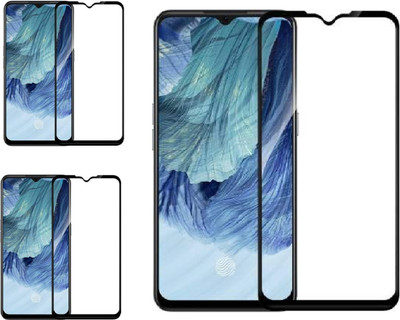 ISAAK Edge To Edge Tempered Glass for OPPO F17(Pack of 3)