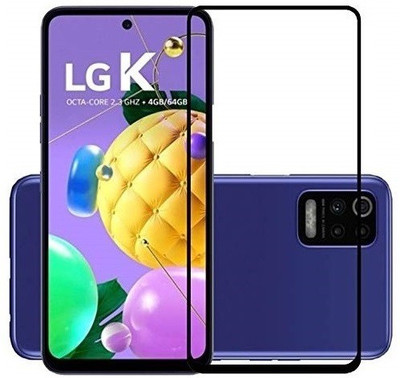 VDAT Edge To Edge Tempered Glass for LG K42(Pack of 1)