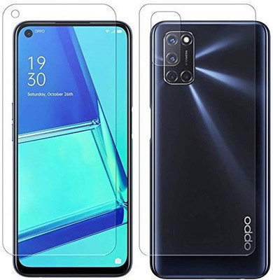 ELEF Front and Back Tempered Glass for Oppo A52 Front And Back Crystal Clear Scrren Protector Tempered Glass(Pack of 1)