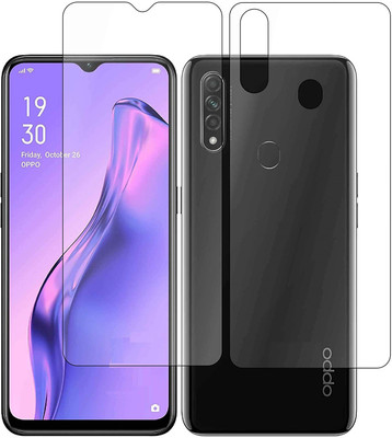 ELEF Front and Back Tempered Glass for Oppo A31(Pack of 2)