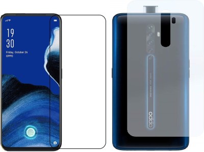 ELEF Front and Back Tempered Glass for OPPO Reno 2z(Pack of 2)