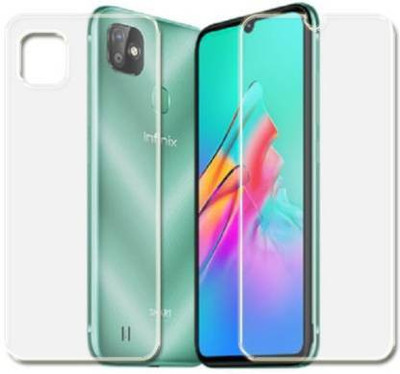 SOMTONE Front and Back Tempered Glass for Infinix Smart HD 2021(Pack of 2)