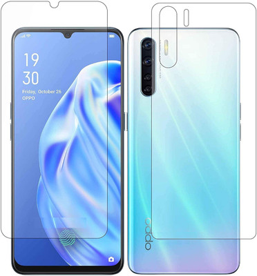 ELEF Front and Back Tempered Glass for Oppo F15(Pack of 2)