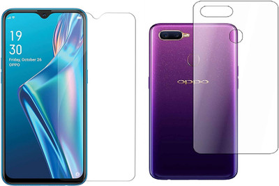 ELEF Front and Back Tempered Glass for Oppo A12(Pack of 2)