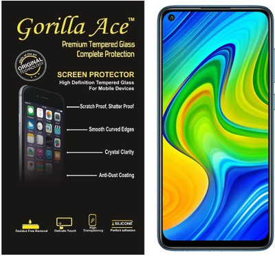 Gorilla Ace Tempered Glass Guard for Redmi Note 9(Pack of 1)
