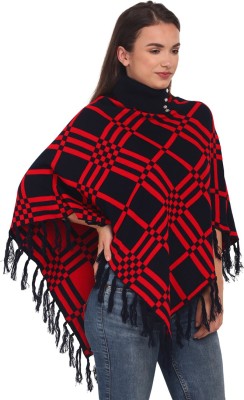 ASDF Wool Blend Poncho